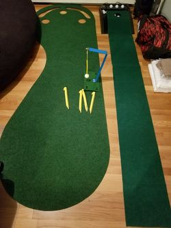 Golf clubs hallway auto return ball practice