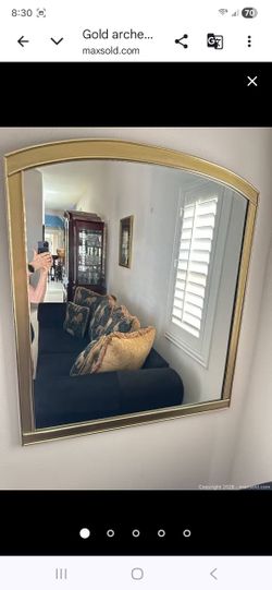 Gold Arch Mirror