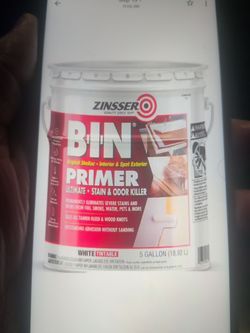 Zinsser BIN Shellac-Based Primer 5 Gallon