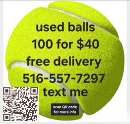 100 used tennis balls