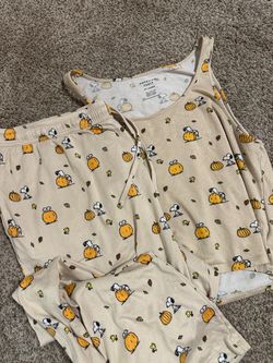 Snoopy pumpkin PJs Snoopy pumpkin PJs