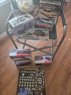 Model cars with paint