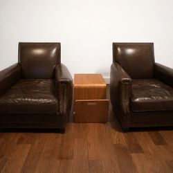 Restoration Hardware Club Chairs 