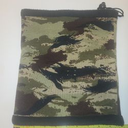 Camouflage Printed Gaiter Scarf Fleece Lining And Adjustable Strap (Ts-E4)