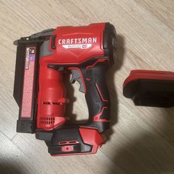 Craftsman 23 gauge pin nailer plus One adapter for 20v Dewalt Batteries