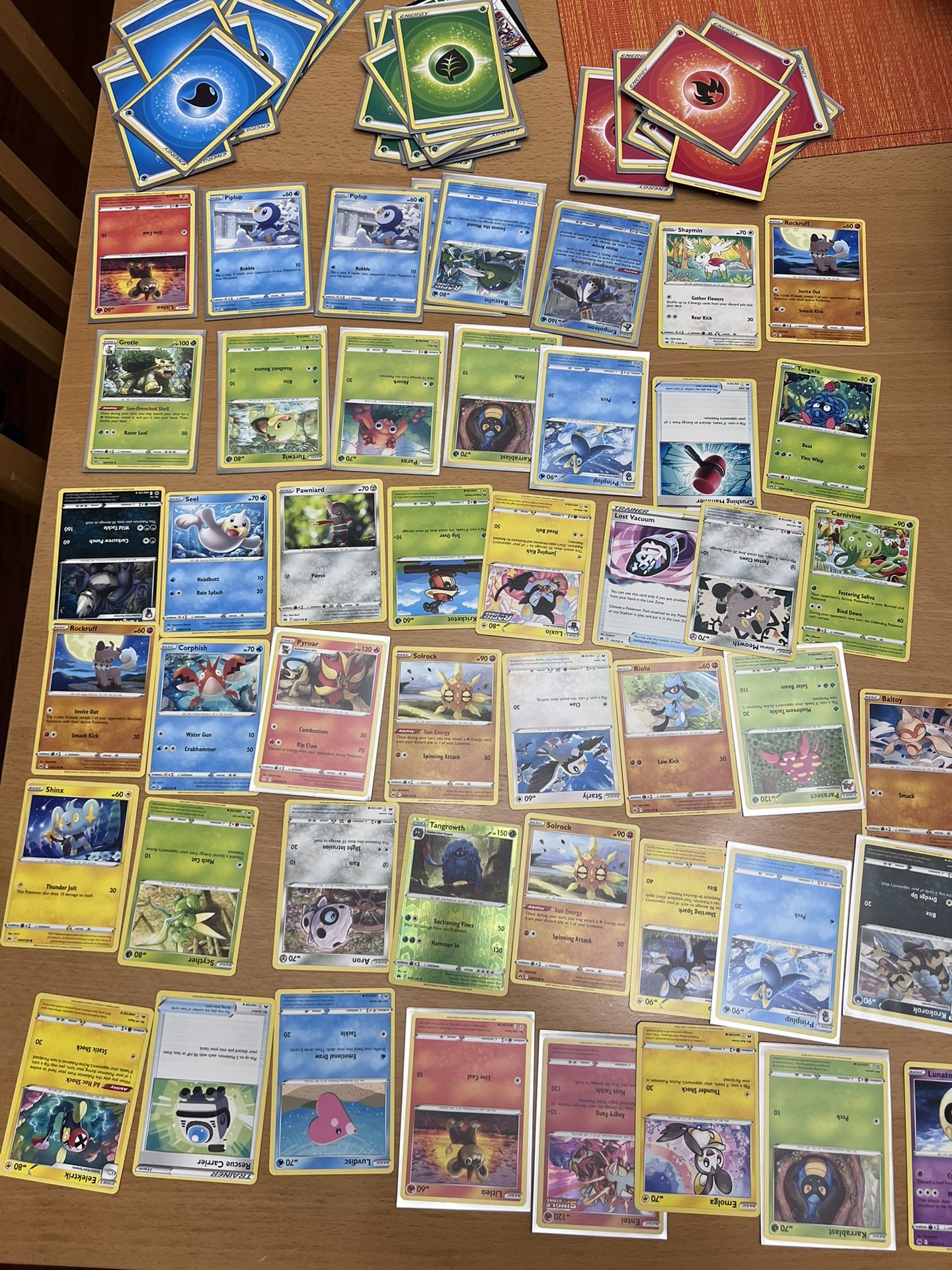 Pokemon Cards Lot 47 Graphics and Energy Cards All In New Condition