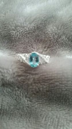 Apatite stone size 5 in sterling silver