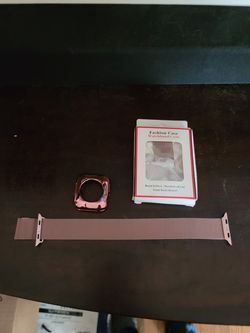 42/44mm Apple Watch Rose Gold Cover and Band