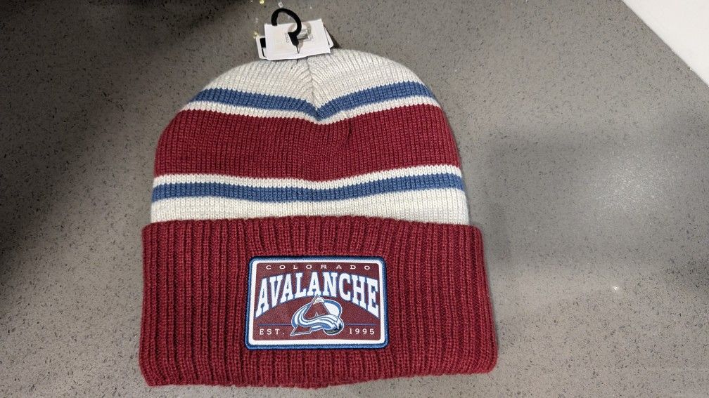 NWT~Colorado Avalanche Beanie