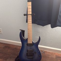 Ibanez RGAR42MFMT Blue Burst Solid Body Electric Guitar