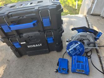 Kobalt 24v Saw and Tool Box