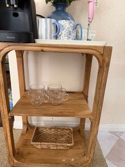 Wooden 3-Tier Shelf Unit