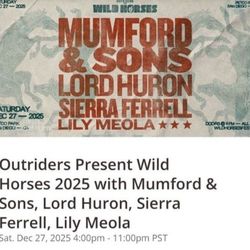 Wild Horses 2025 With Mumford & Sons