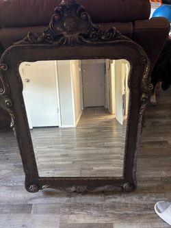 Ornate Baroque Style Wall Mirror