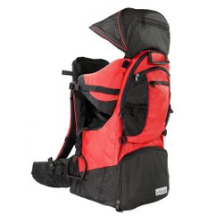 Baby Carrier Backpack ClevrPlus Hiking Child Toddler Adjustable Red Black “New”
