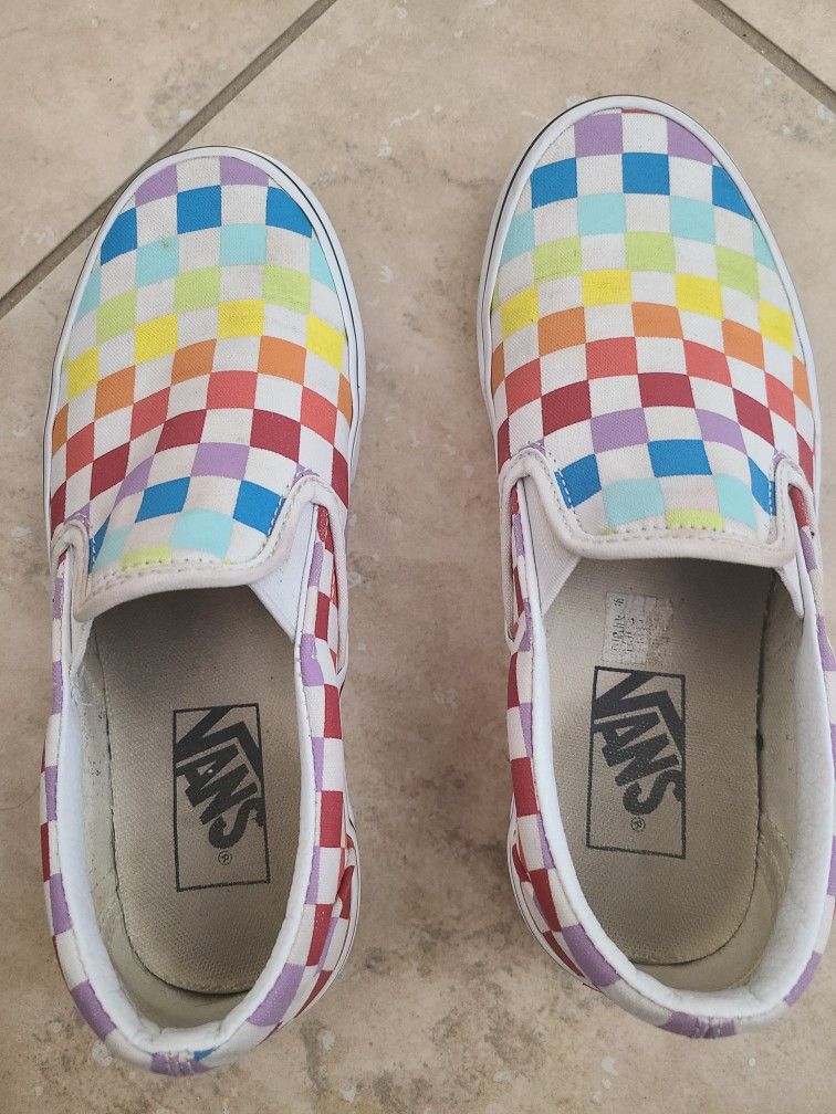 Vans Rainbow Check