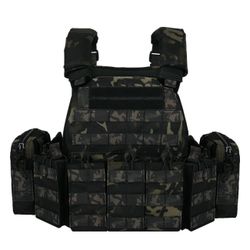 Tactical Snakebite Quick-Release Vest: Outdoor CS Tactical Backpack for Spring, Summer, Fall, and Winter - Suitable for Running, Training, Hiki