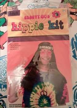 Adult Groovy 60s Hippie Kit