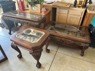 Real wood elegant 3 piece set