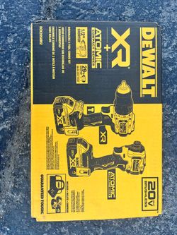Factory sealed DEWALT DCK2050M2 XR Atomic 20V Brushless 2-Tool Combo Kit