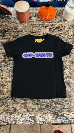 Off-White Kids Black Graphic T-Shirt 5T