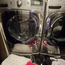 LG High Capacity Washer and Dryer Set