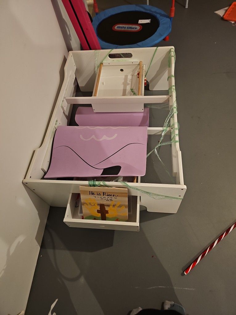 Train Play Table With Storage