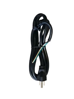 Replacement Power Cord Length: 10ft, Wire Size: 14-AWG, 3-Wires, Max Input: 15A, 125V AC