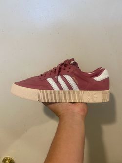 Adidas Sambarose Platform Sneakers Woman Size : 10