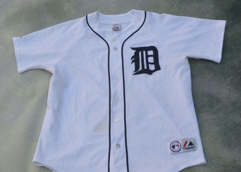 RARE GARY SHEFFIELD Detroit Tigers Majestic Baseball Jersey Retro Official XL