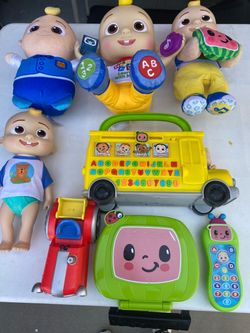 Lot of COCOMELON toys