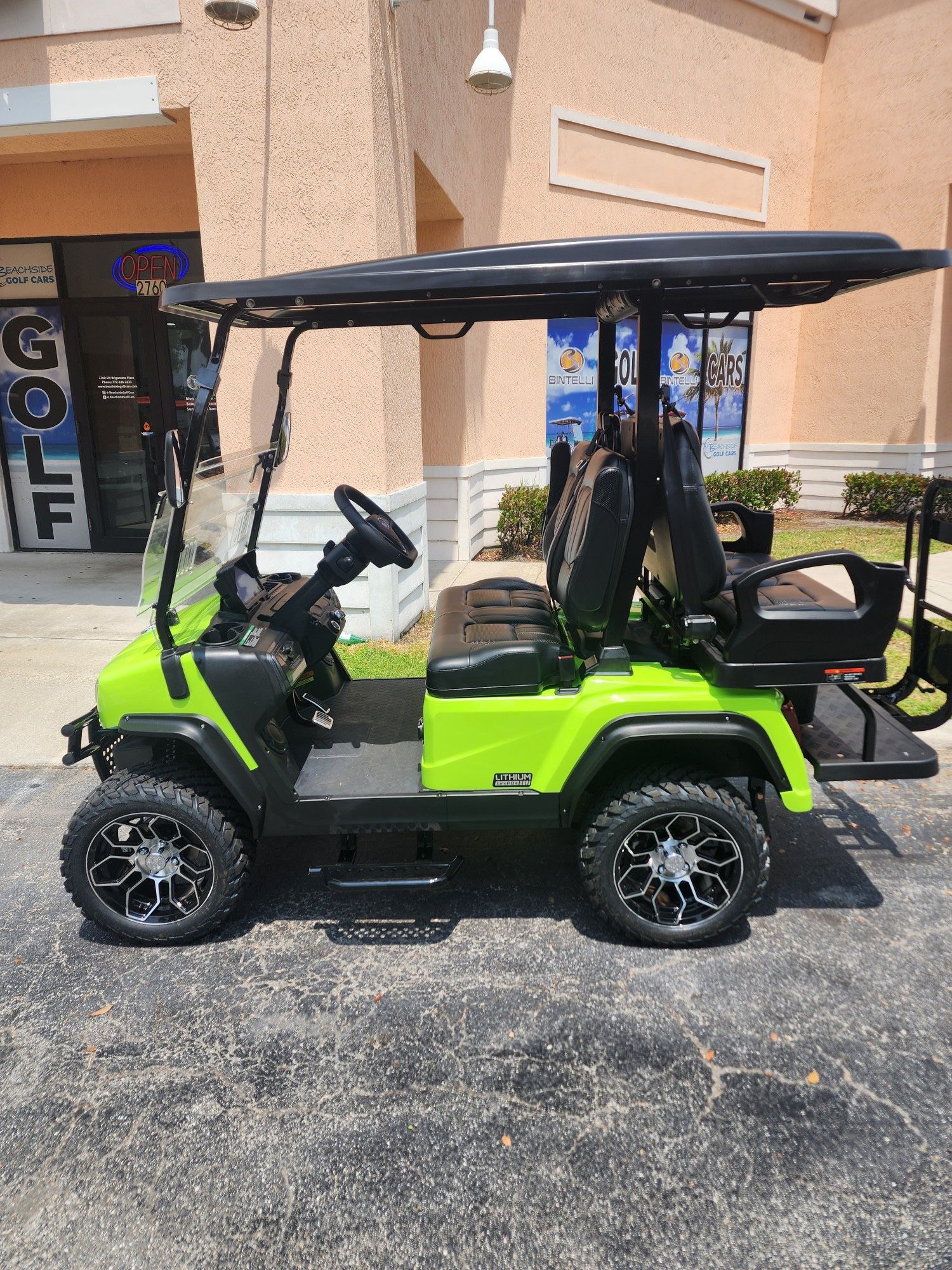 New Lifted Lithium Golf Cart