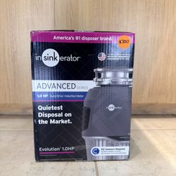 INSINKERATOR ADVANCED SERIES EVOLUTION 1.0HP FOOD WASTE DISPOSER 