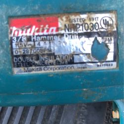 3/8” Makita Hammer Drill 
