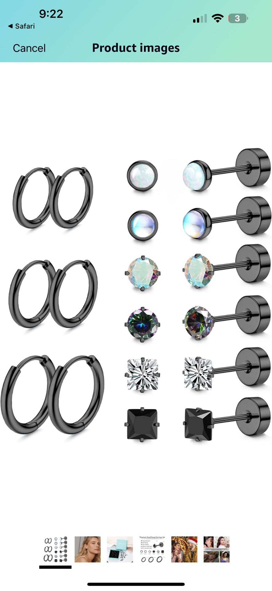 Titanium Earrings For Men And Women 