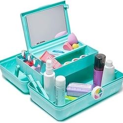 Caboodle Makeup Case Seafoam Marble 