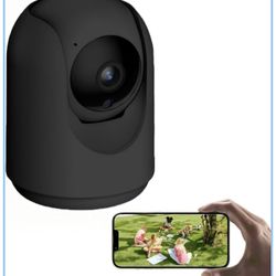 Brand New Outdoor Home Security Camera, 2.4GHz WiFi, Motion Detection, Cloud/SD Storage Black
