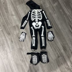 Toddler Skeleton Costume