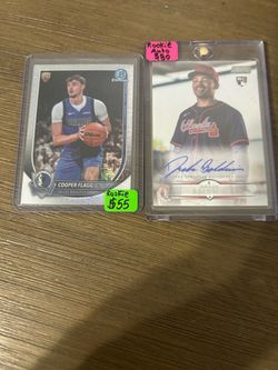 Baseball & basketball 2 card lot
