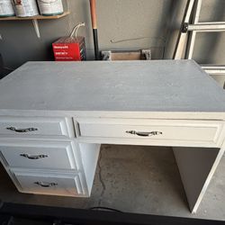 Wood Desk/vanity 