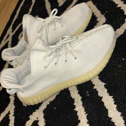 2017 Adidas Yeezy Boost 350 V2 'Cream White / Triple White' Men Size 11.5 