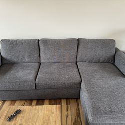 Living Spaces Chaise Sectional Couch