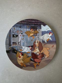 Limited Edition Disney's Lady and the Tramp collector's plates (set of 6)