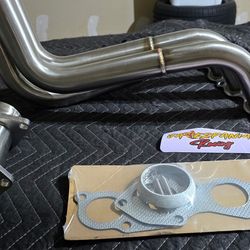 Jackspania 4-1 headers w/ extender & hardware (new) 