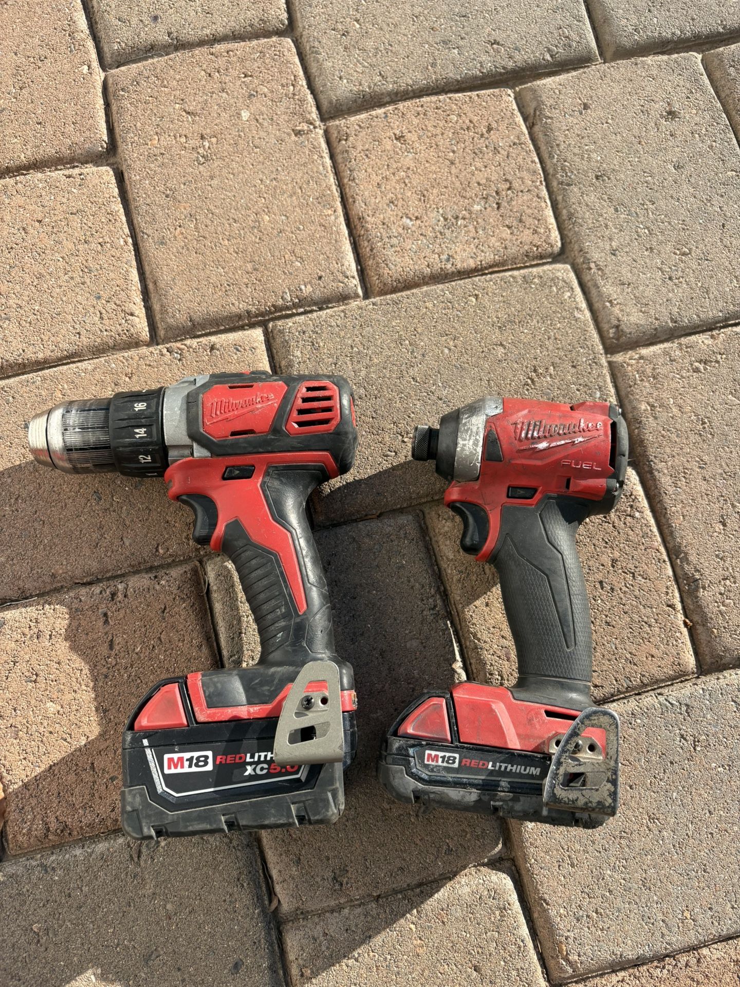 Milwaukee drill and impact