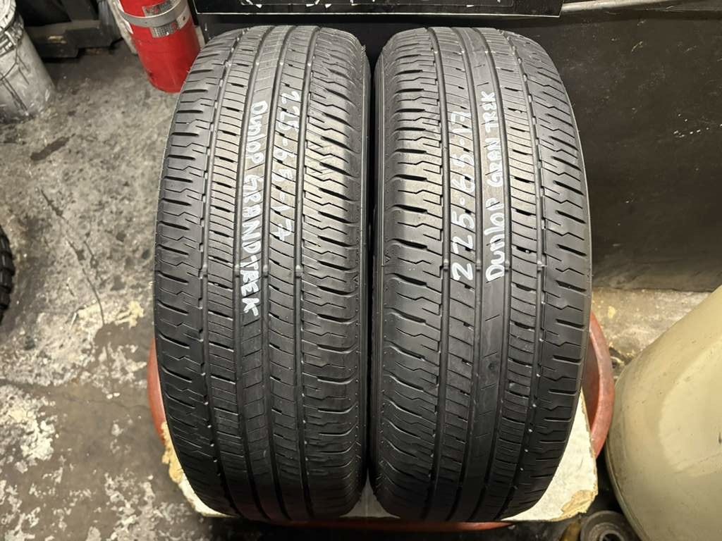 225-65-17 Dunlop Grandtrek Used Tire Pair $120 Free Mounting And Balancing