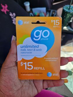 At&t  refill card