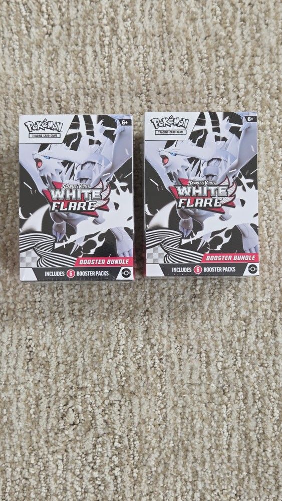 White Flare Booster Bundle Boxes X2 