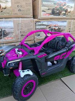 Electric Ride On Car Can Am 2 seater brand new with remote or kids drive 4x4 48volts