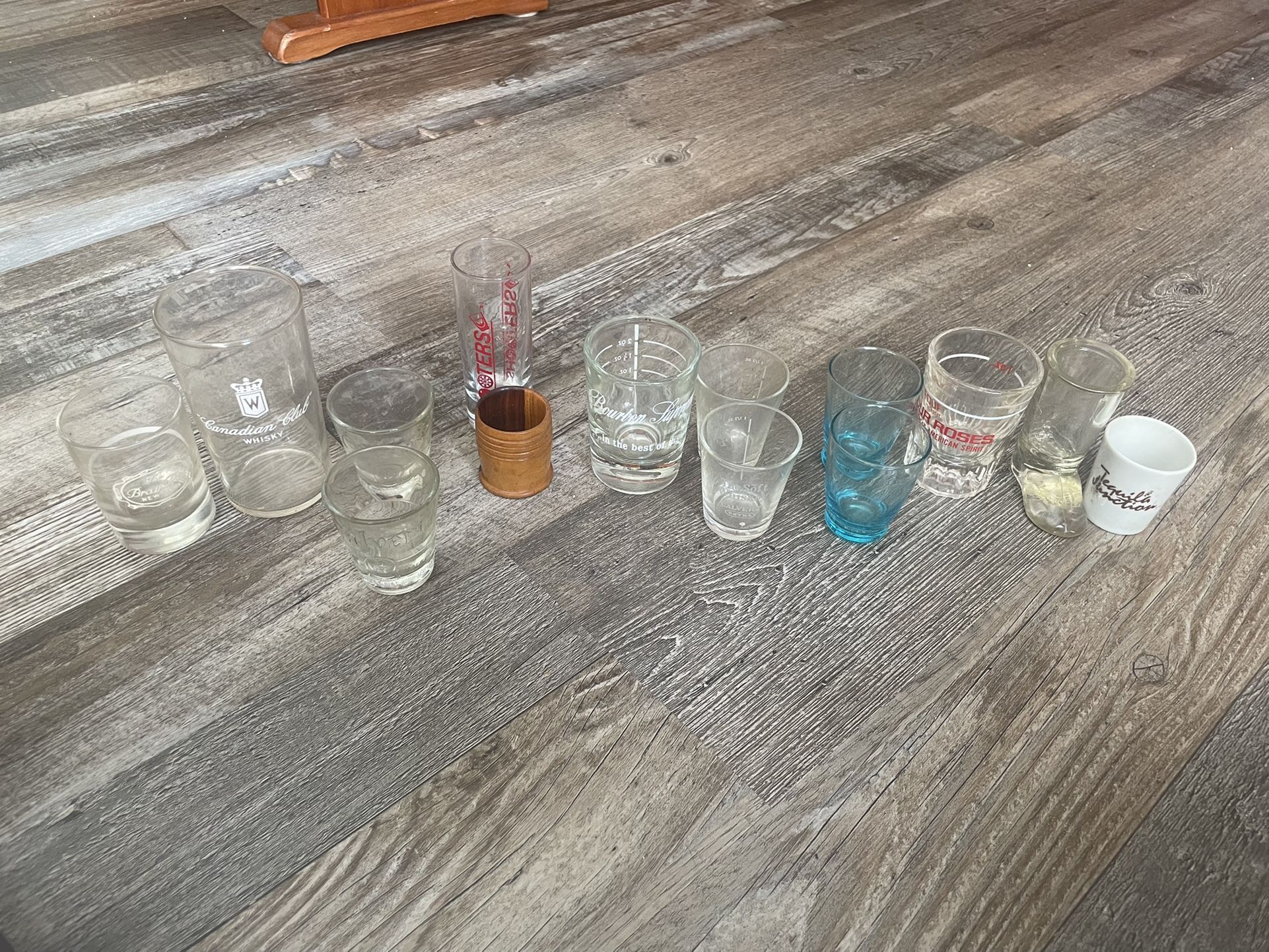 Vintage Shot Glasses Lot 